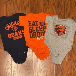 Chicago bears baby onesies